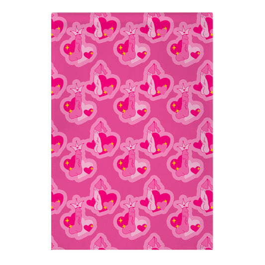 Princess Penis Pattern Garden Flag