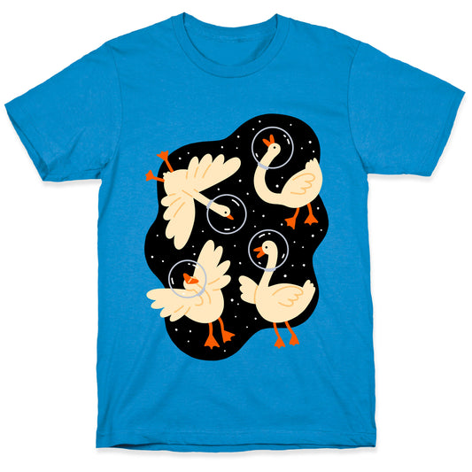 Geese In Space T-Shirt