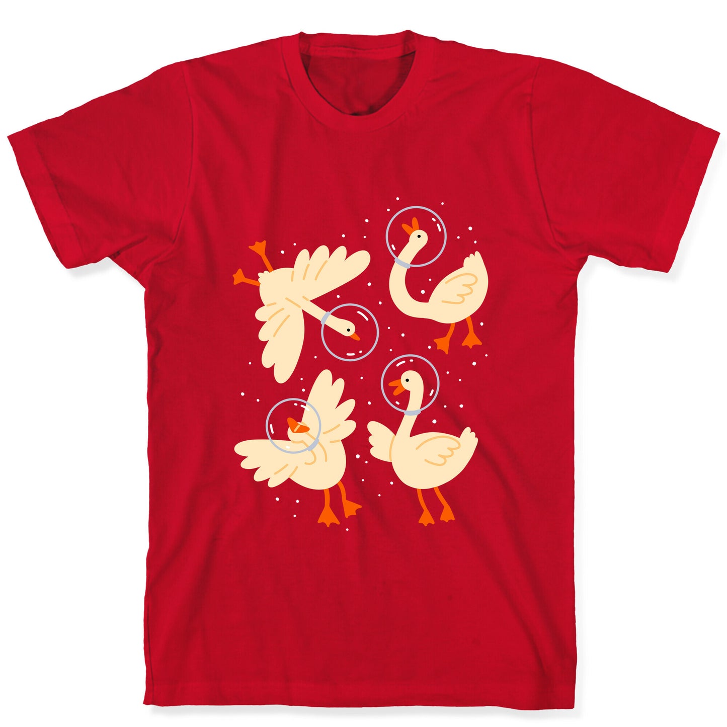 Geese In Space T-Shirt