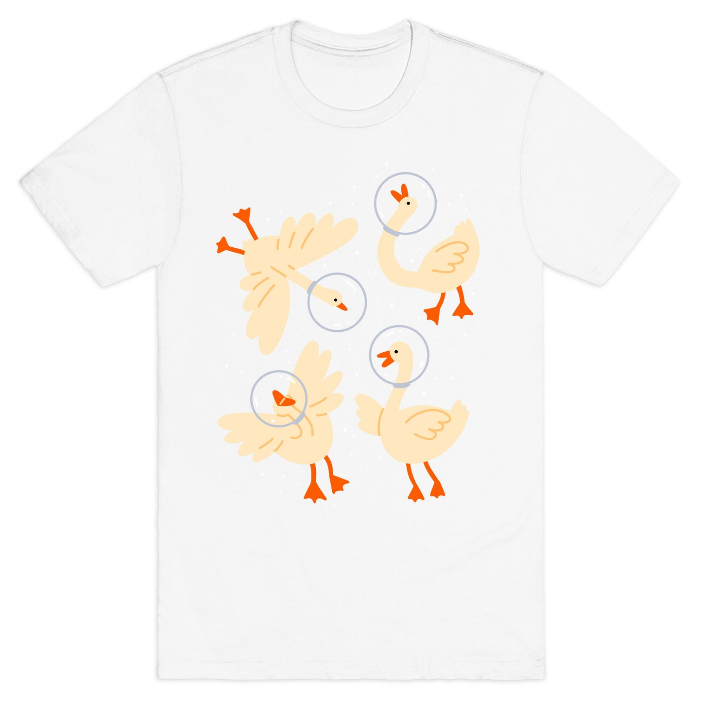 Geese In Space T-Shirt