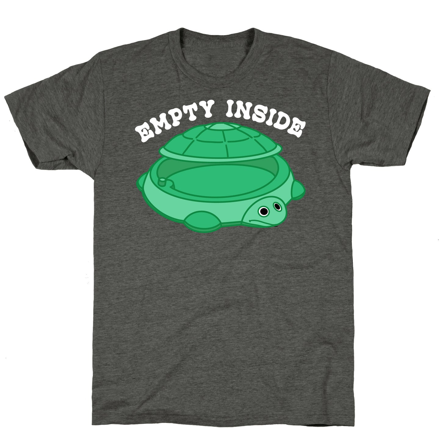Empty Inside Turtle Sandbox Unisex Triblend Tee