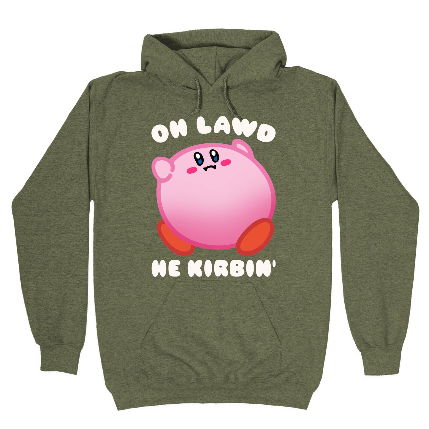 Oh Lawd He Kirbin' Parody Hoodie