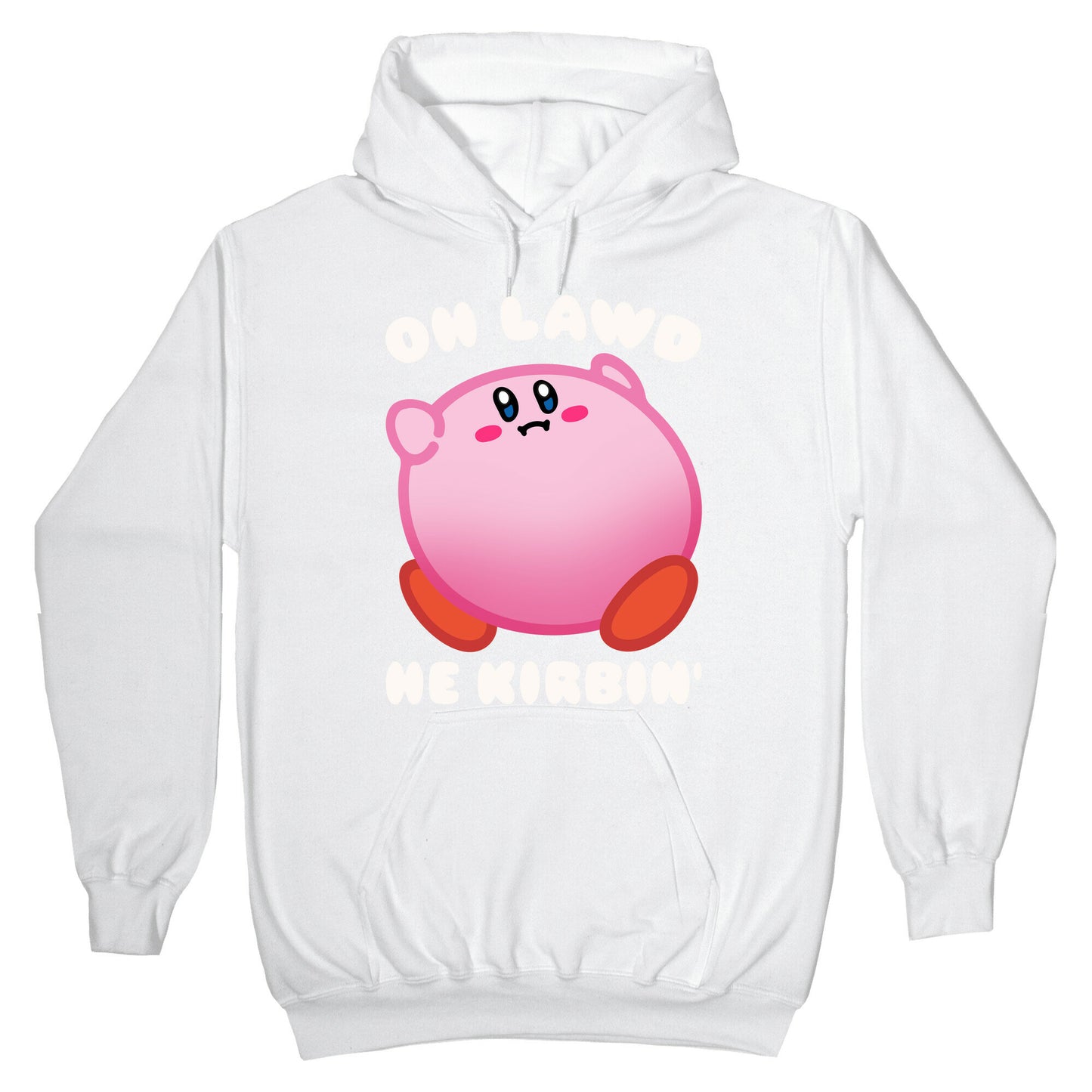 Oh Lawd He Kirbin' Parody Hoodie