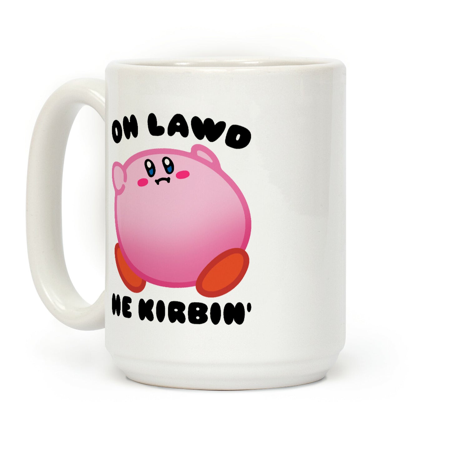 Oh Lawd He Kirbin' Parody Coffee Mug