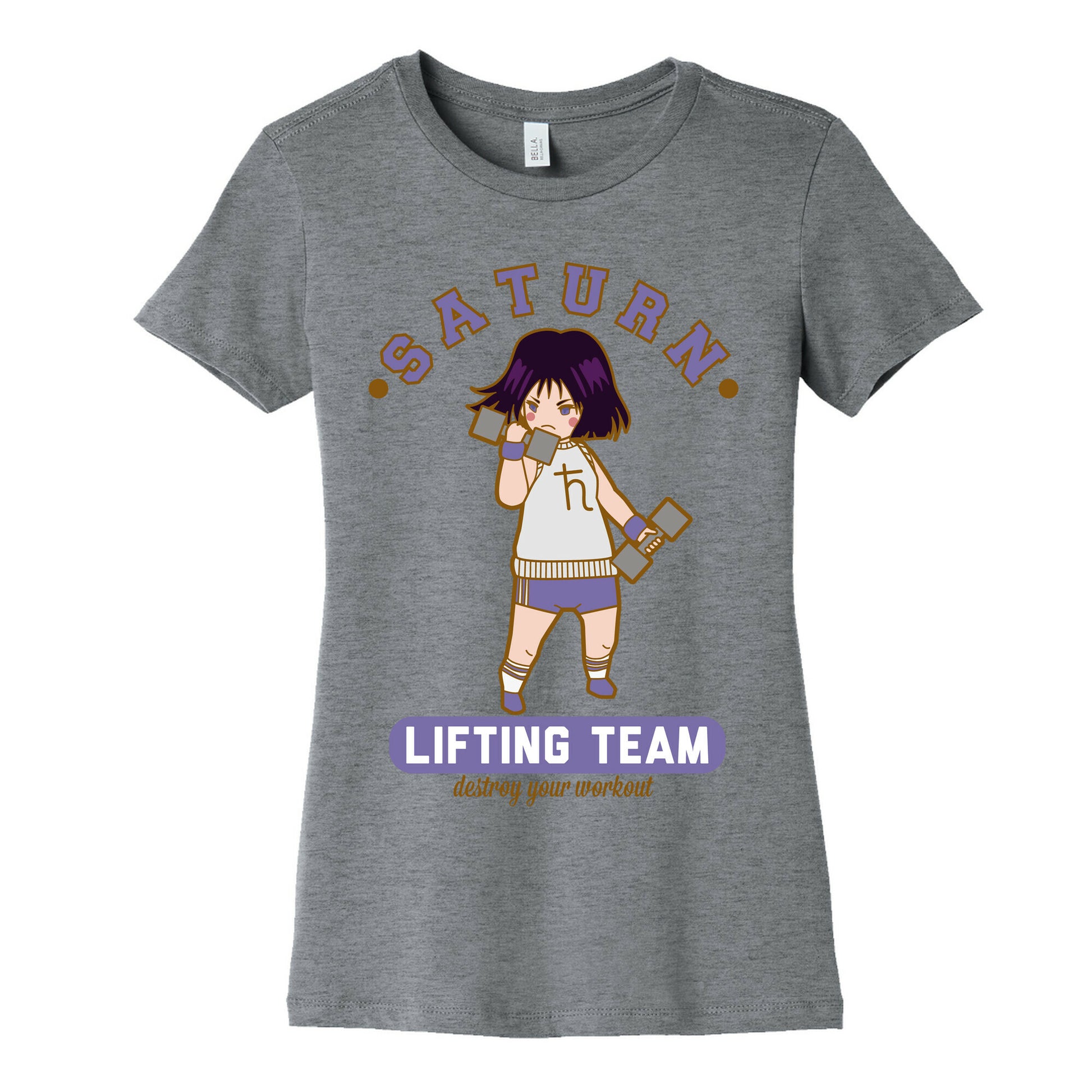 Saturn Lifting Team Parody Women's Cotton Tee