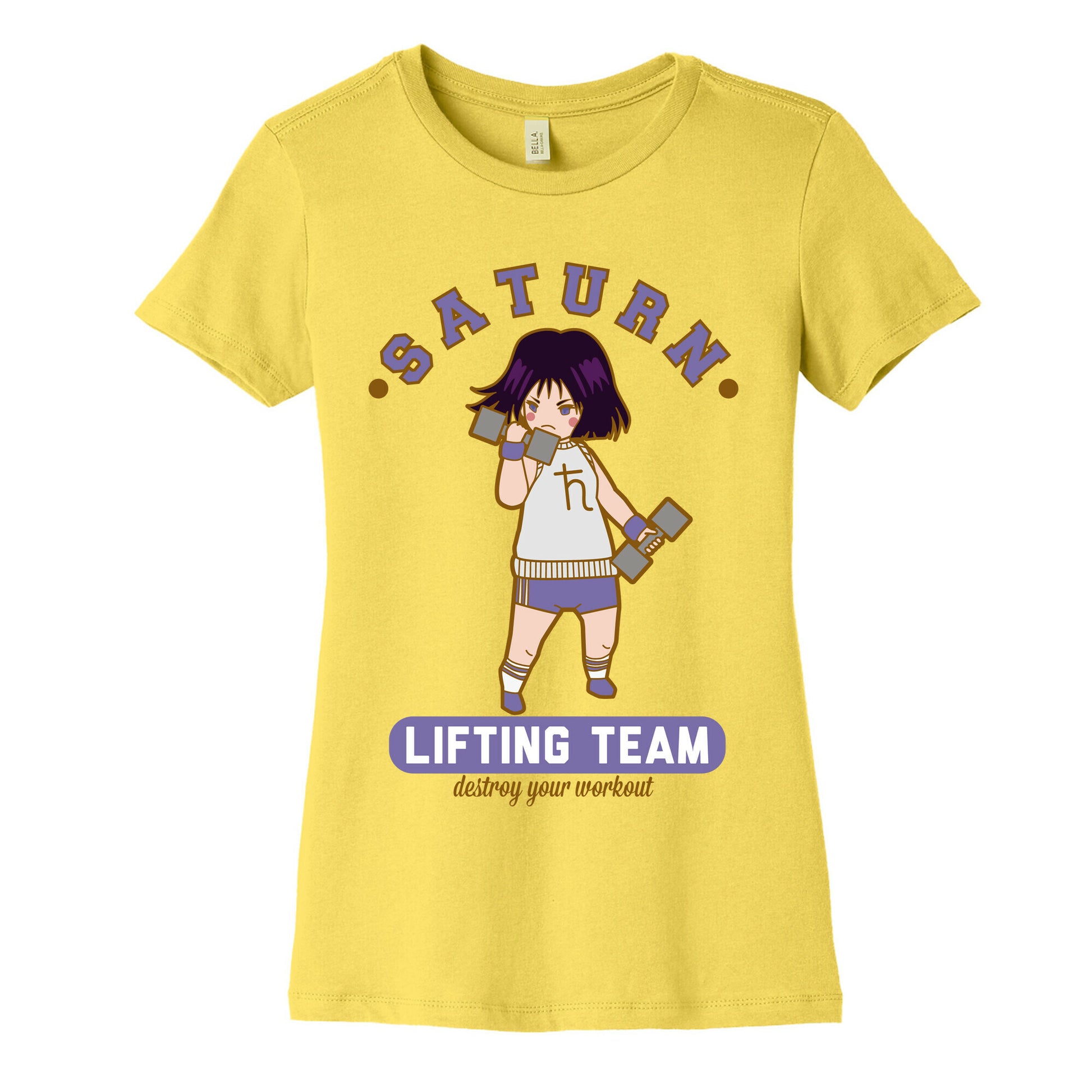 Saturn Lifting Team Parody Women's Cotton Tee