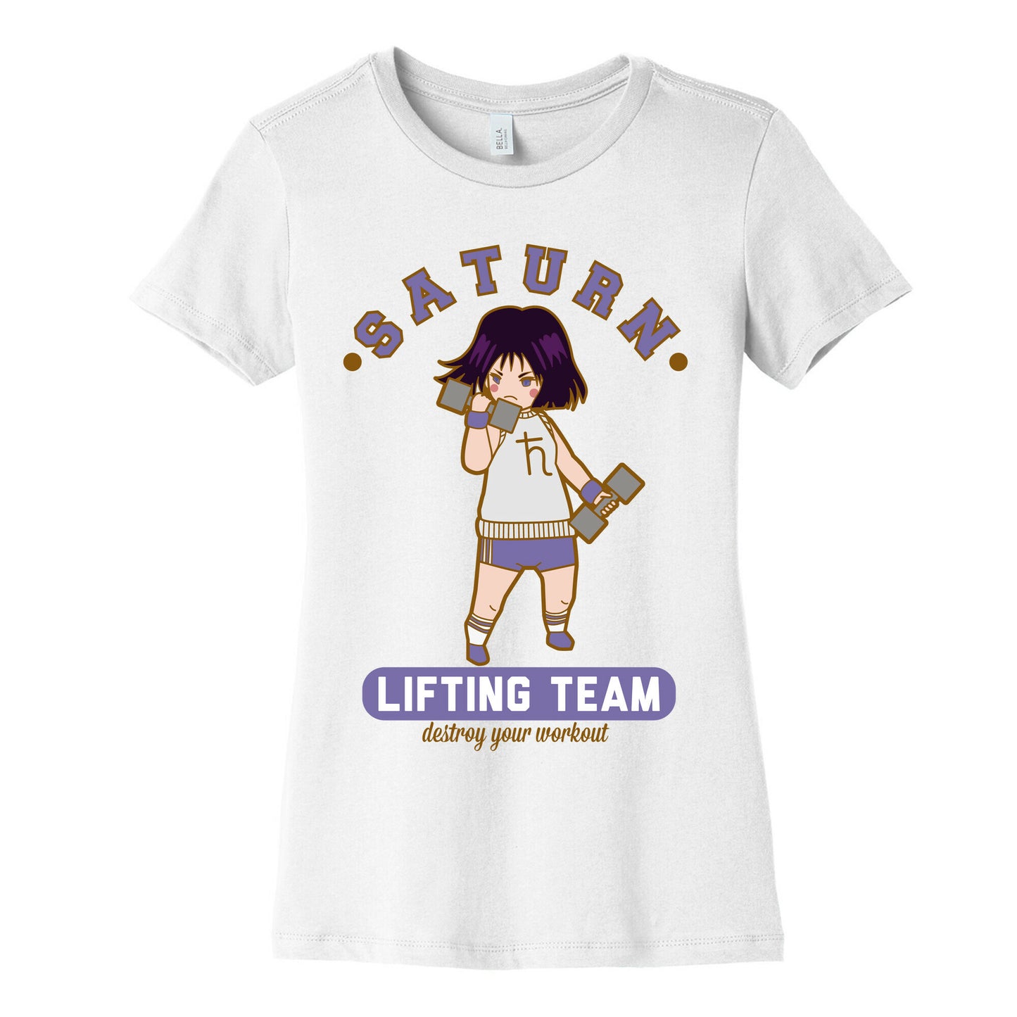 Saturn Lifting Team Parody Women's Cotton Tee
