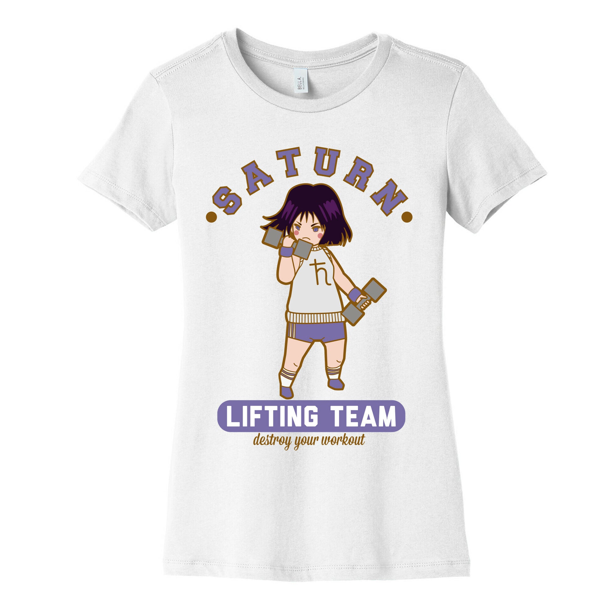 Saturn Lifting Team Parody Women's Cotton Tee