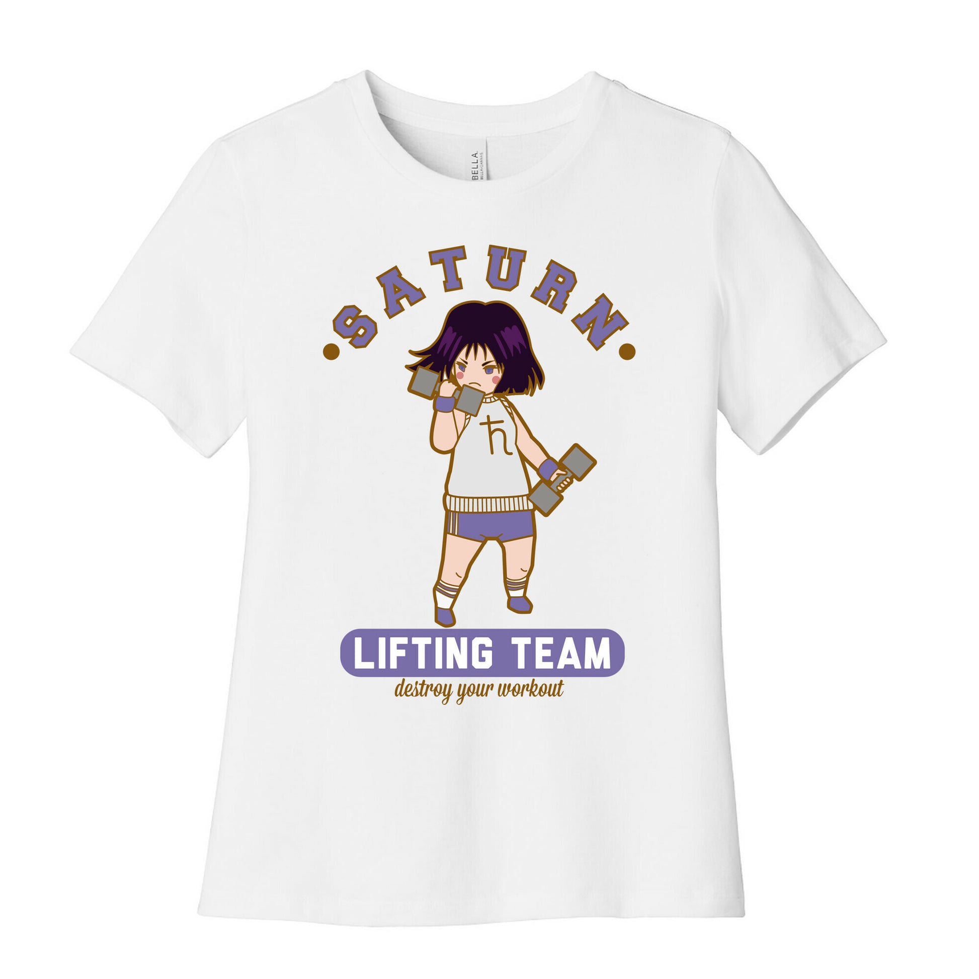 Saturn Lifting Team Parody Women's Cotton Tee