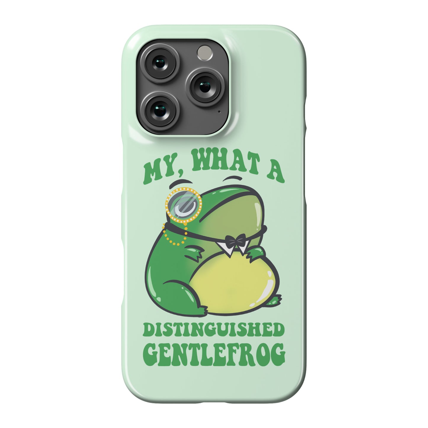 My, What A Distinguished Gentlefrog Phone Case