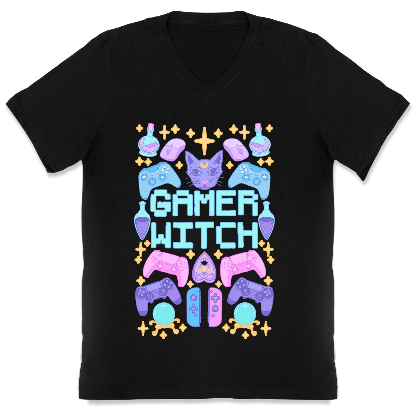 Gamer Witch V-Neck