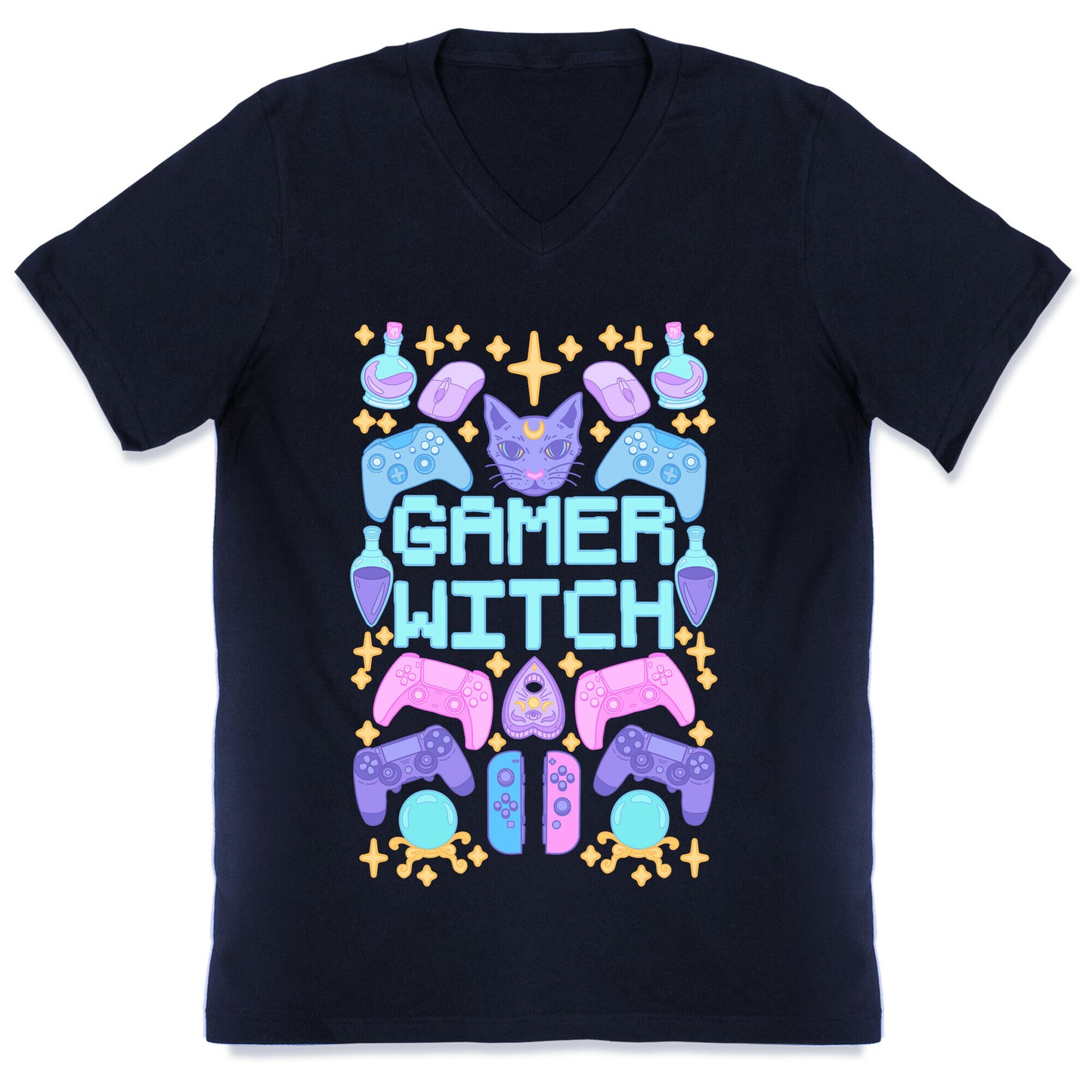 Gamer Witch V-Neck