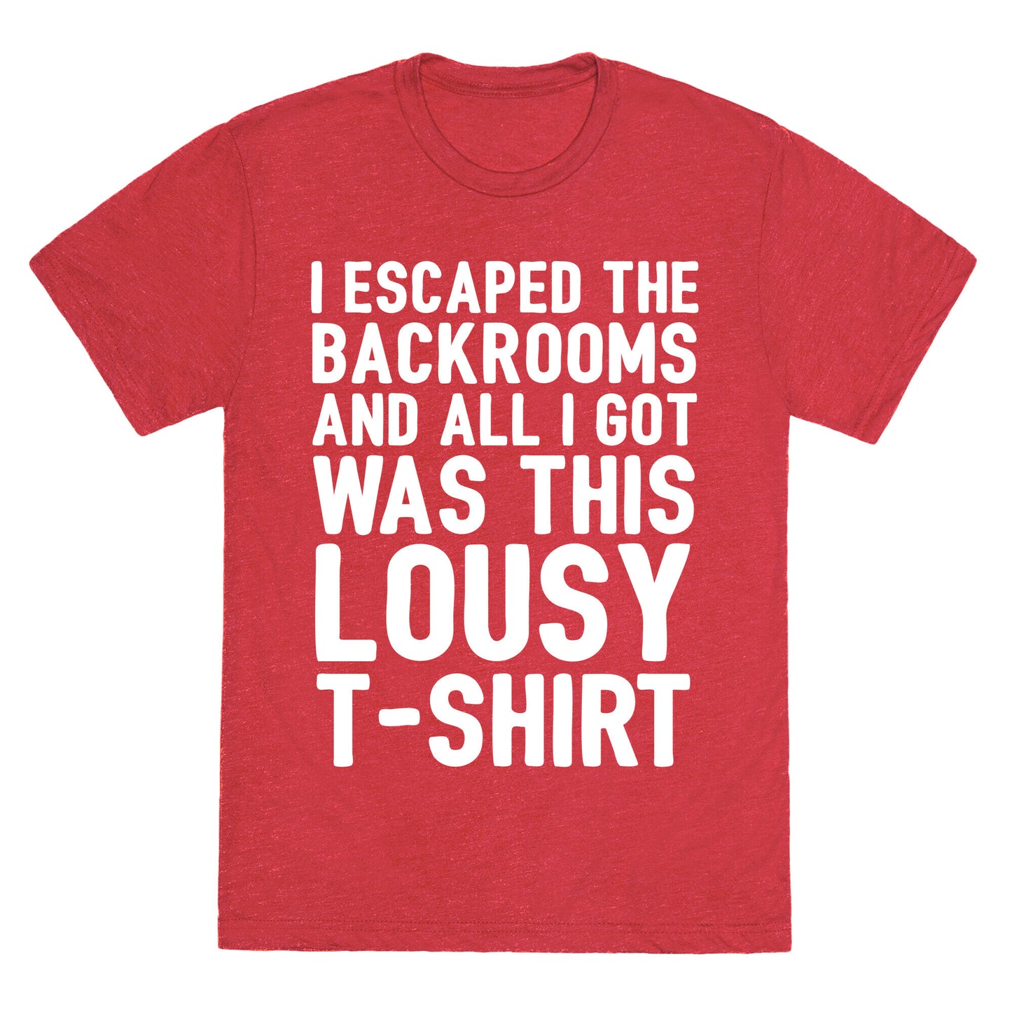 I Escaped The Backrooms And All I Got Was This Lousy T-Shirt Unisex Triblend Tee