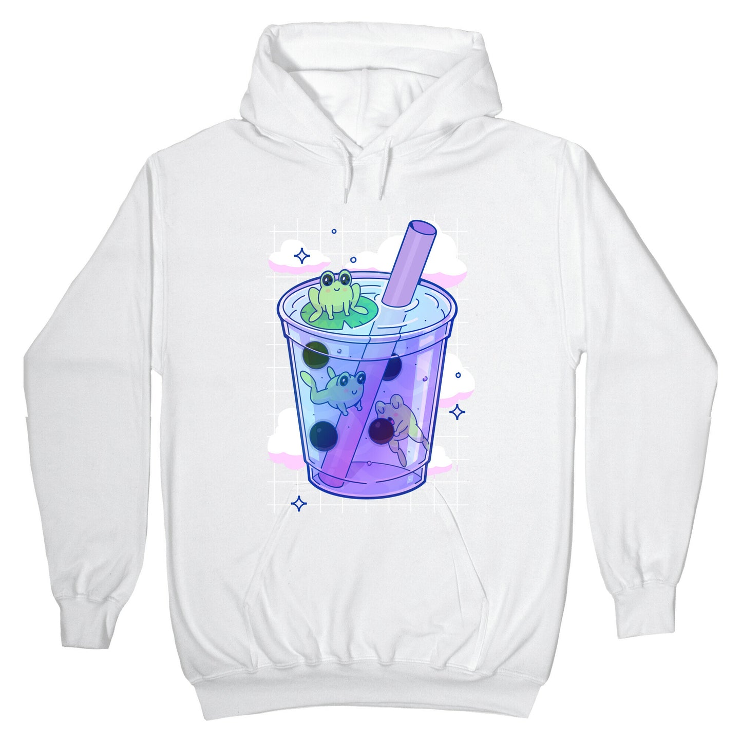 Kawaii Boba Frogs Hoodie