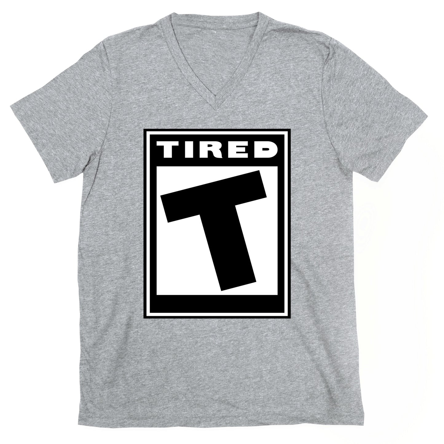 Rated T for Tired V-Neck
