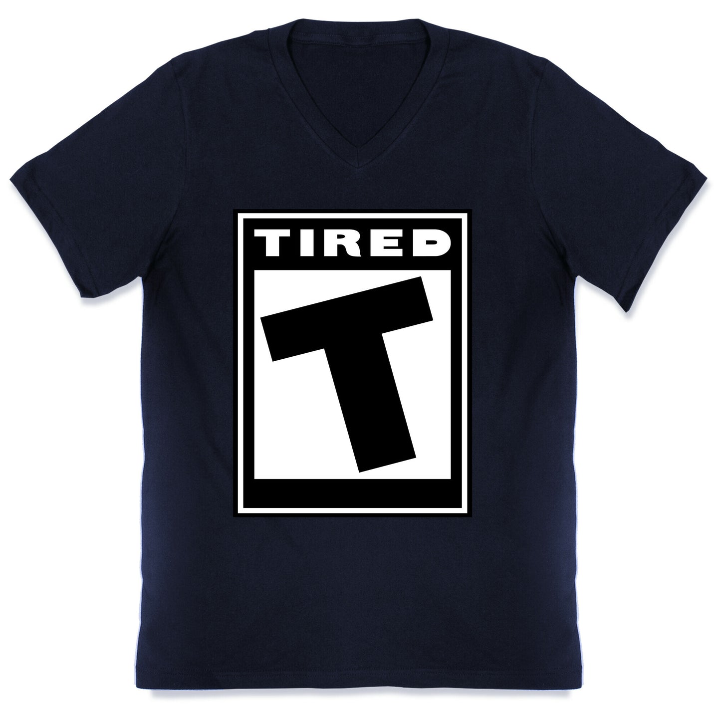 Rated T for Tired V-Neck