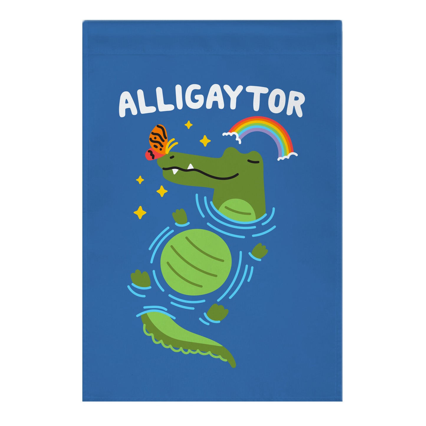 Alligaytor (Gay Alligator) Garden Flag