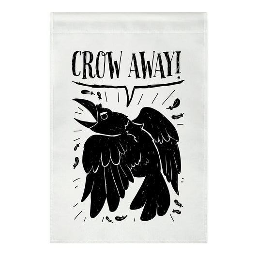 Crow Away Garden Flag