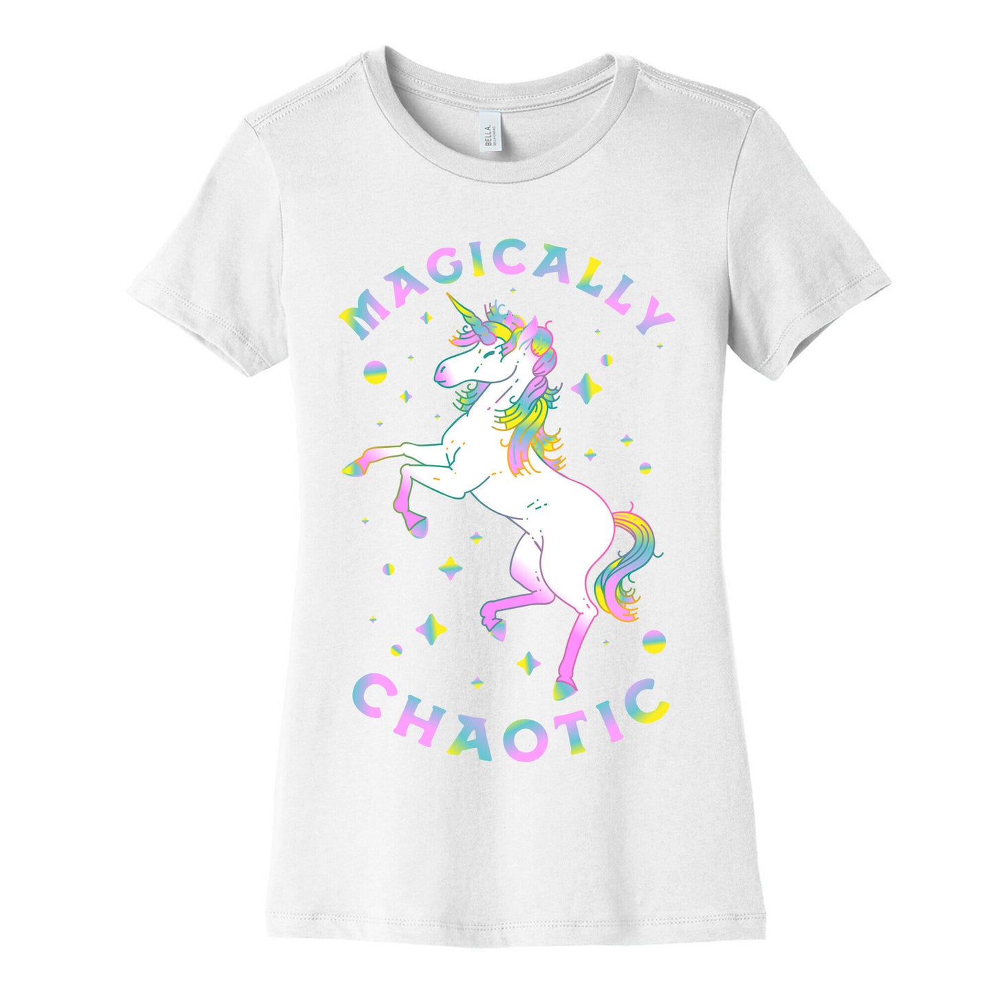 Magically Chaotic Unicorn Women's Cotton Tee