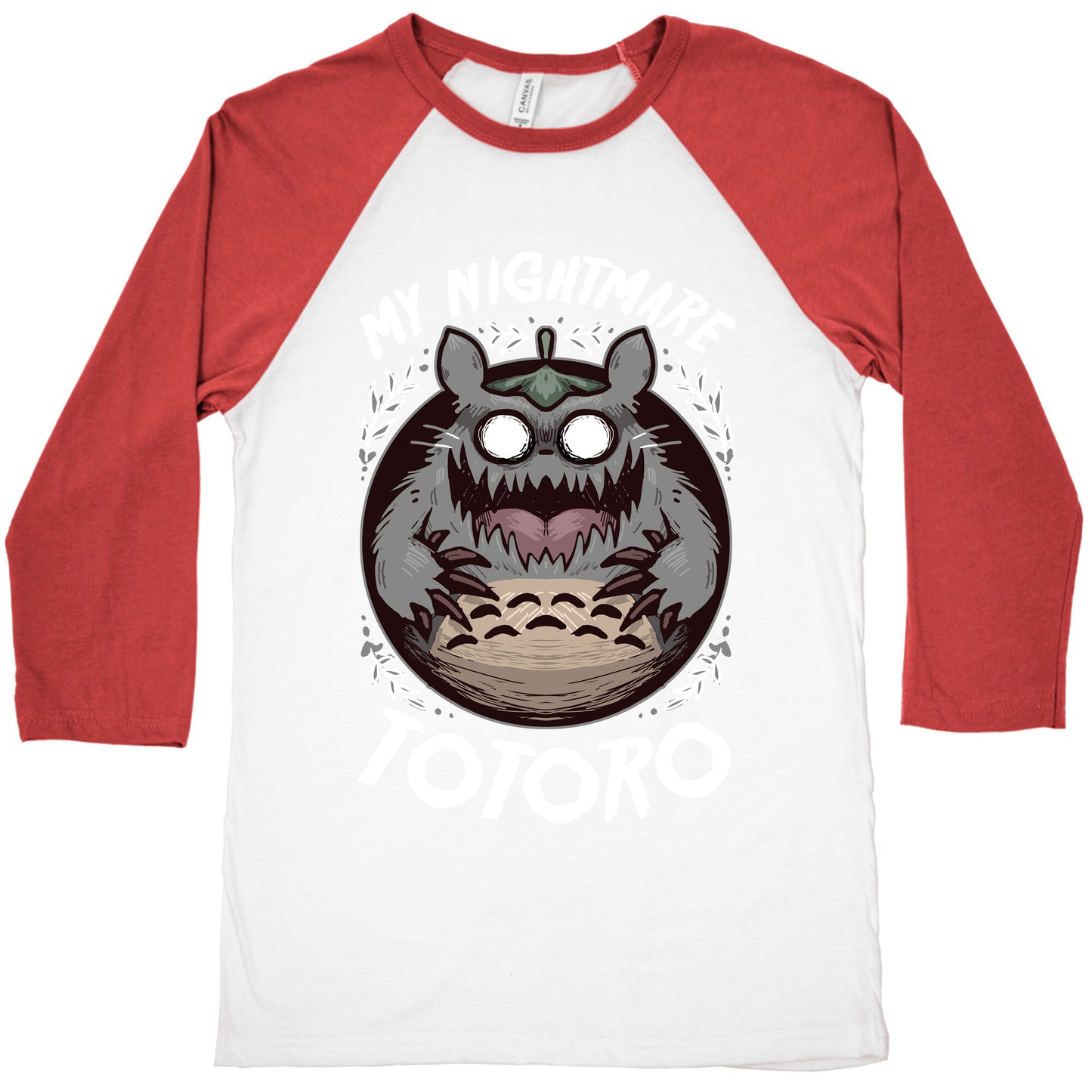 My Nightmare Totoro Baseball Tee