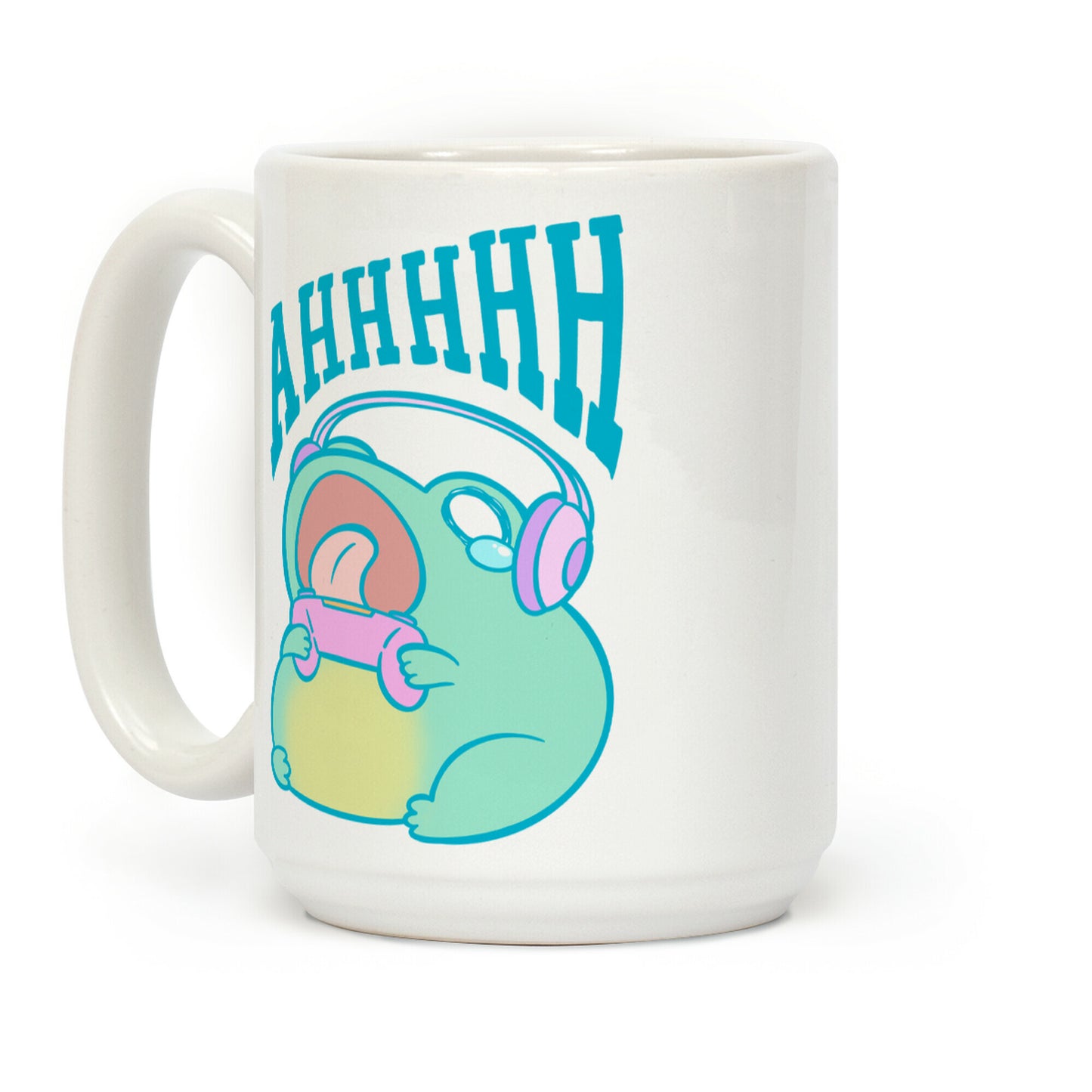 Gamer Frog Scream Coffee Mug