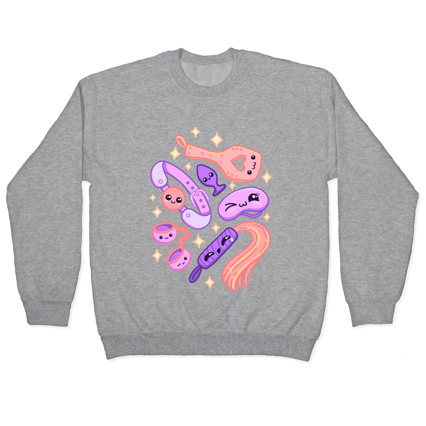 Kinky Kawaii Pattern Crewneck Sweatshirt