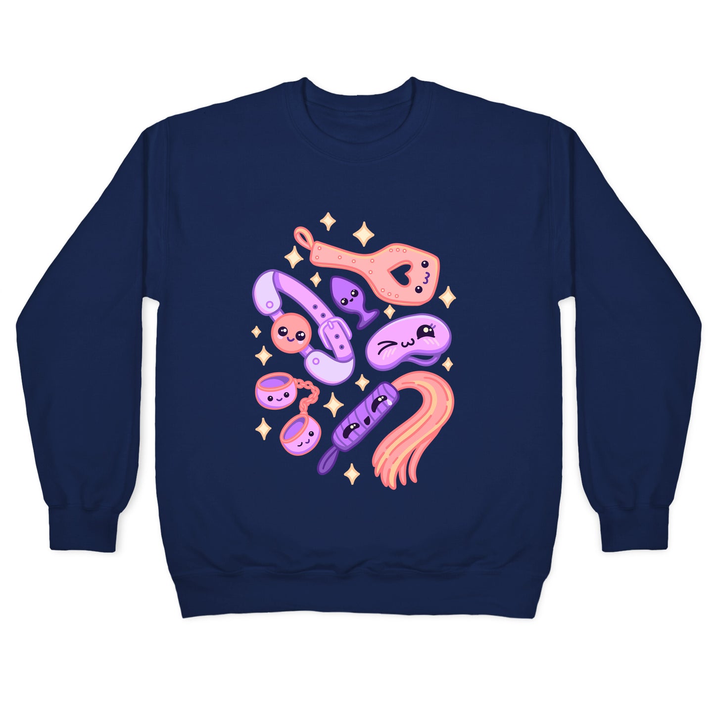 Kinky Kawaii Pattern Crewneck Sweatshirt