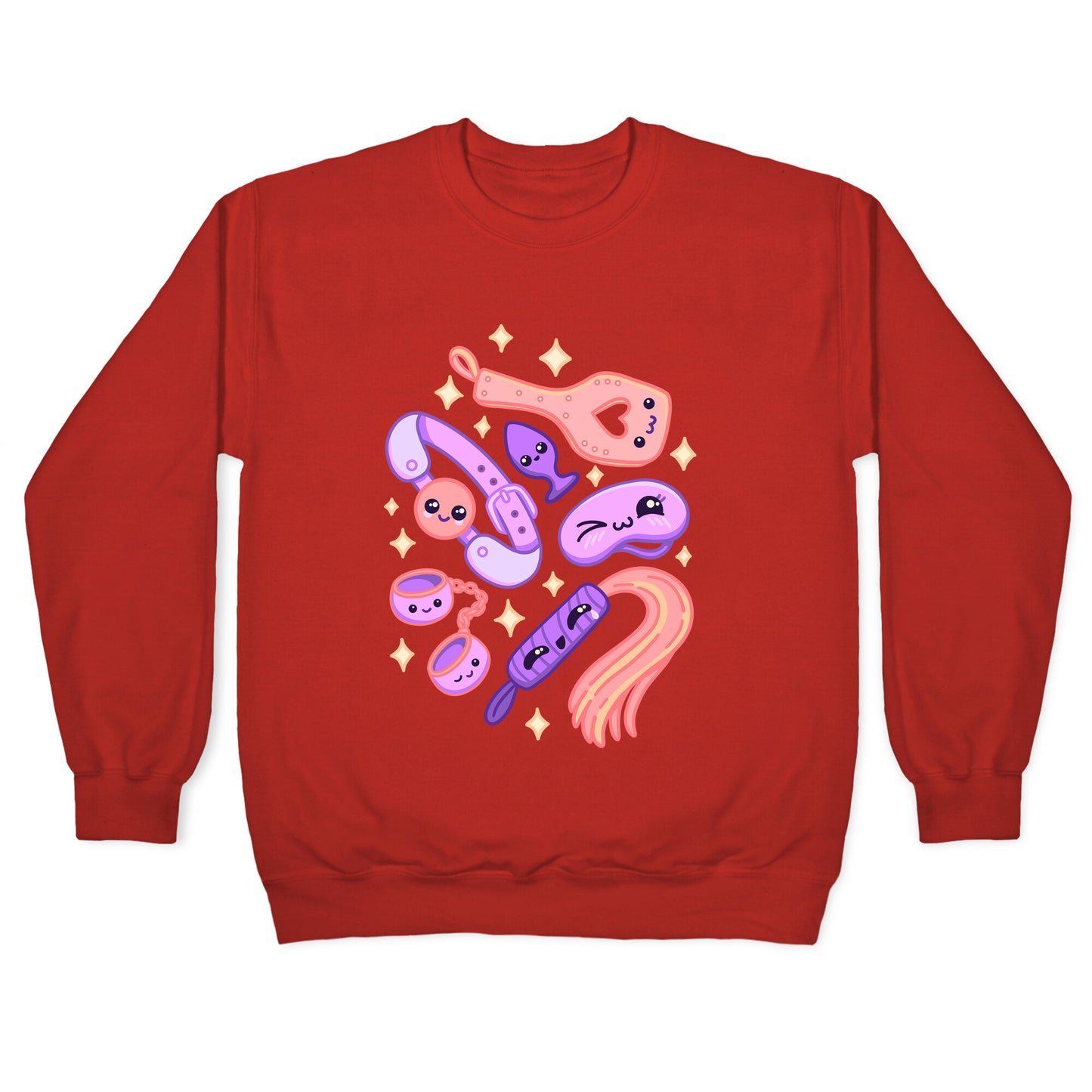 Kinky Kawaii Pattern Crewneck Sweatshirt