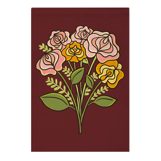 Vulva Bouquet Garden Flag