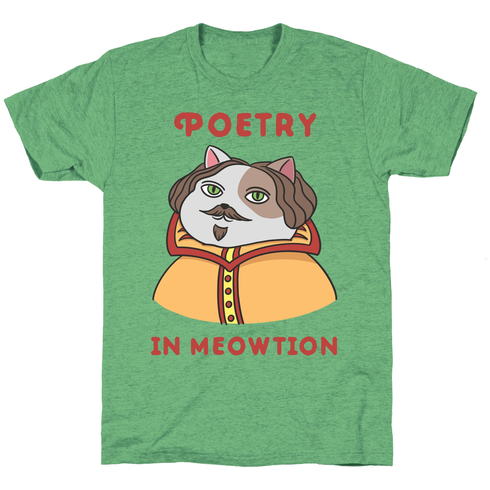 Poetry In Meowtion Parody Unisex Triblend Tee