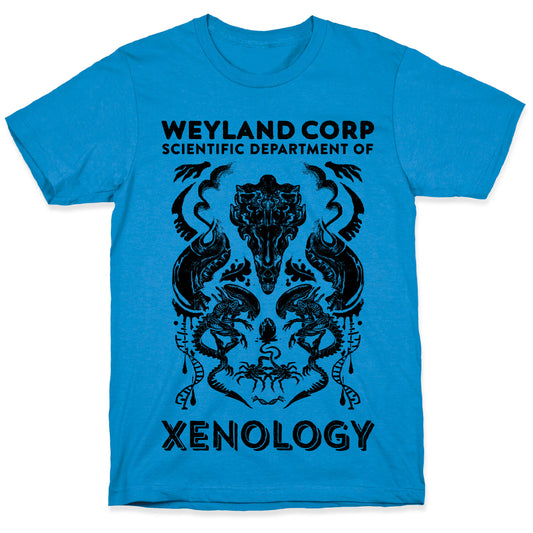 Weyland Corp Scientific Department Of Xenology T-Shirt