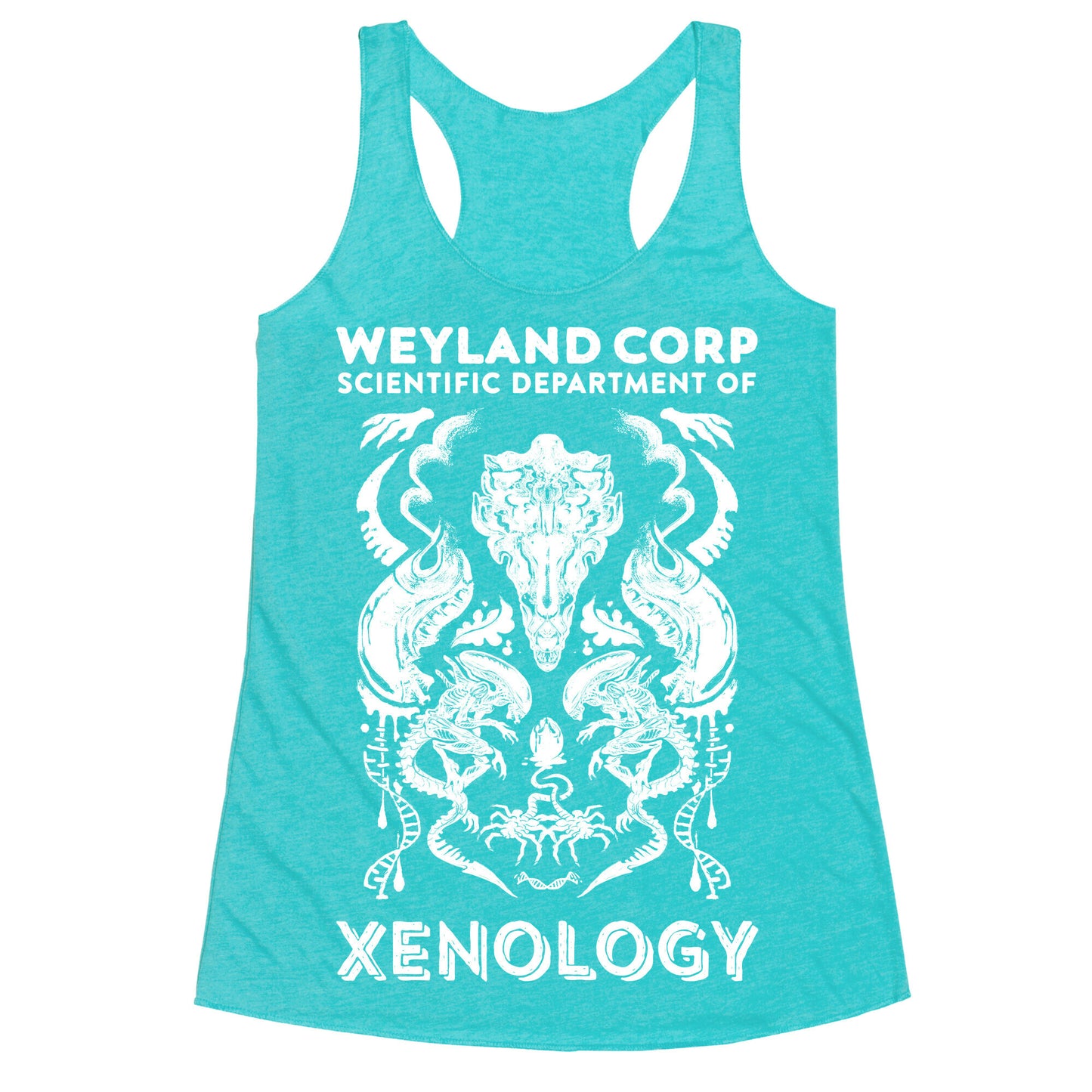 Weyland Corp Scientific Department Of Xenology Racerback Tank