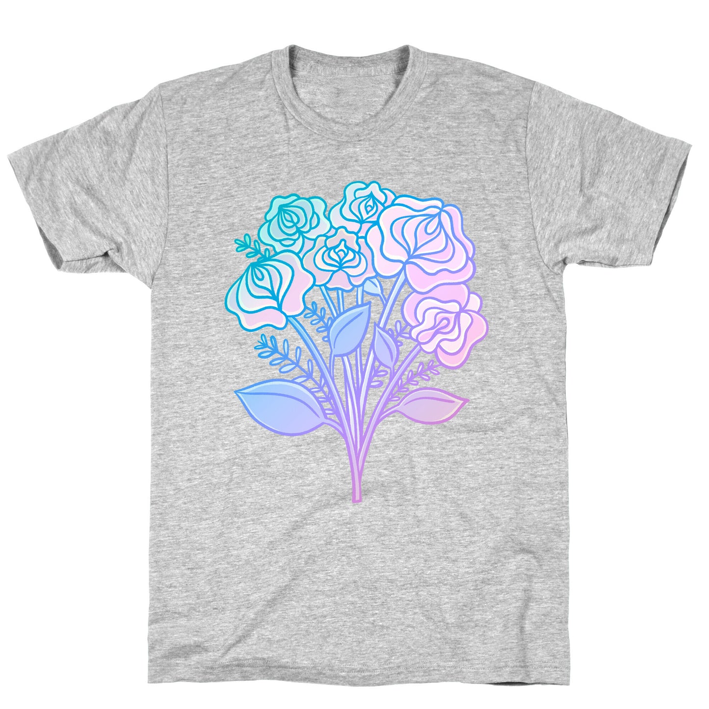 Pastel Vulva Bouquet T-Shirt
