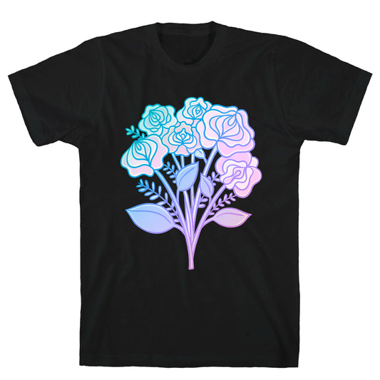 Pastel Vulva Bouquet T-Shirt