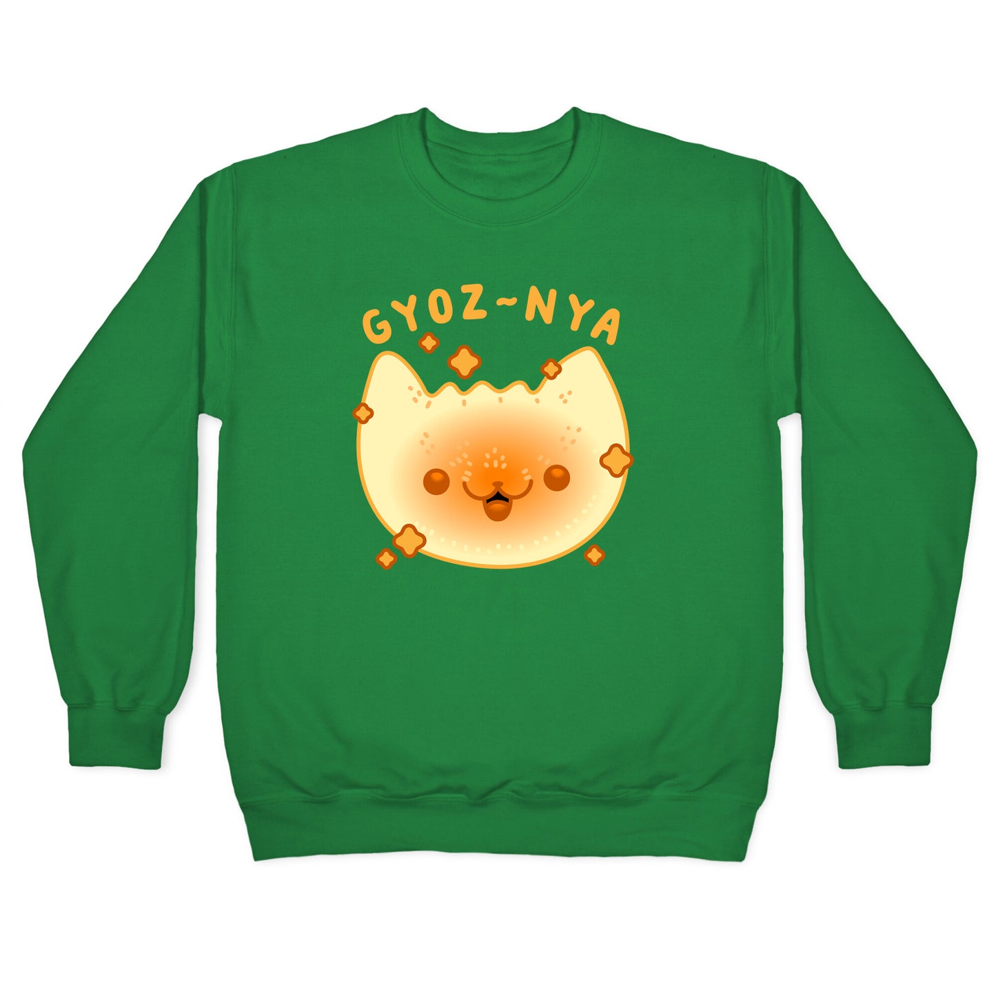 Gyoz~nya (Cat Gyoza) Crewneck Sweatshirt