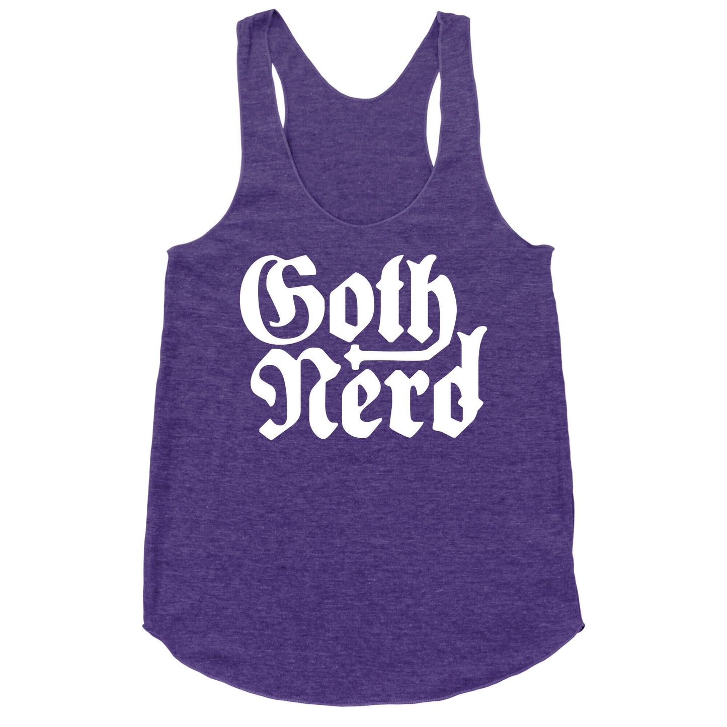 Goth Nerd Racerback Tank