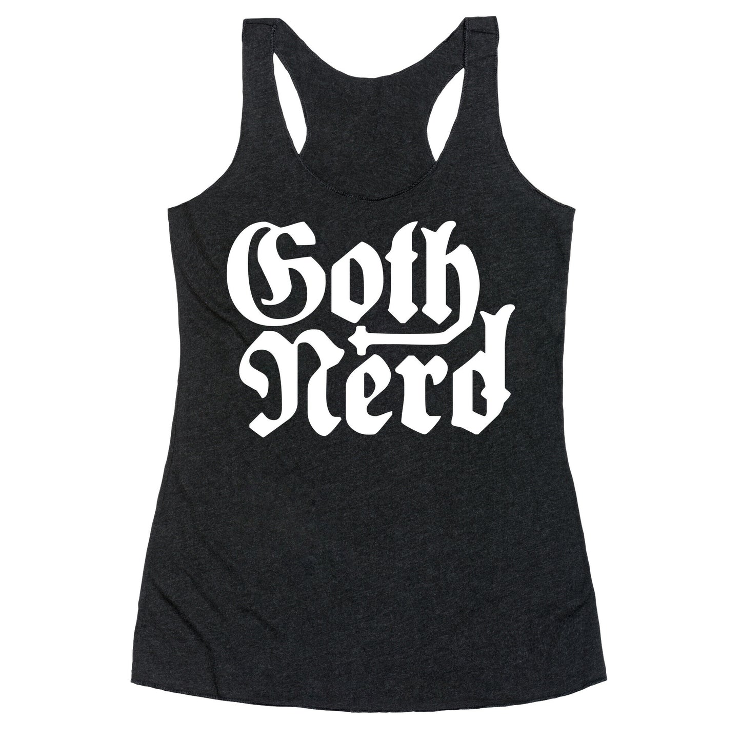 Goth Nerd Racerback Tank