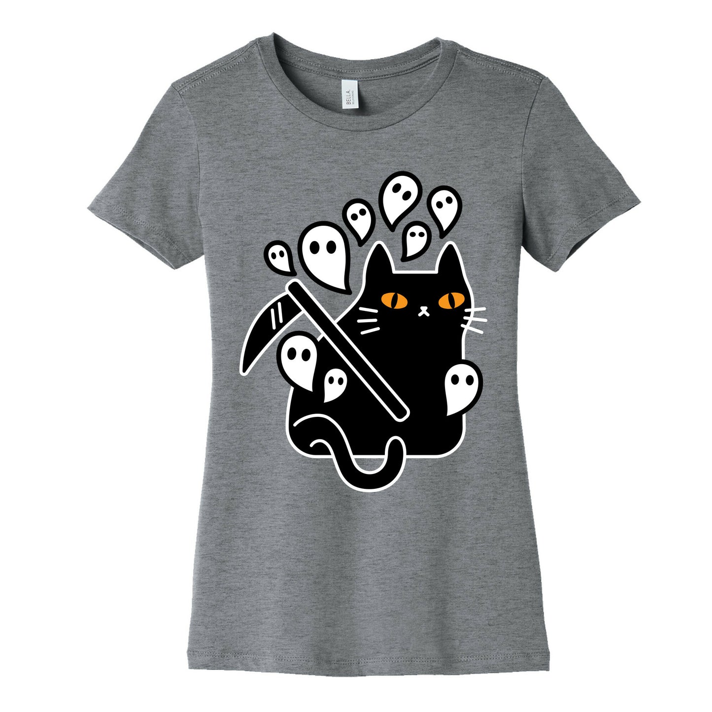 Nine Lives Reaper Cat Women's Cotton Tee