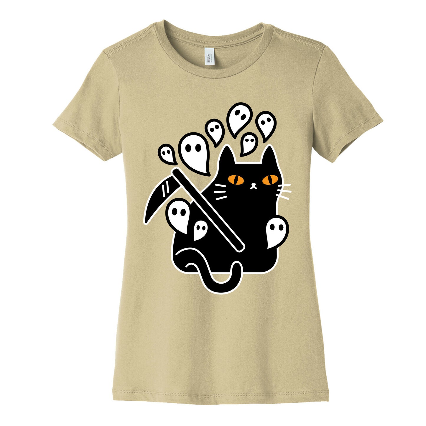 Nine Lives Reaper Cat Women's Cotton Tee