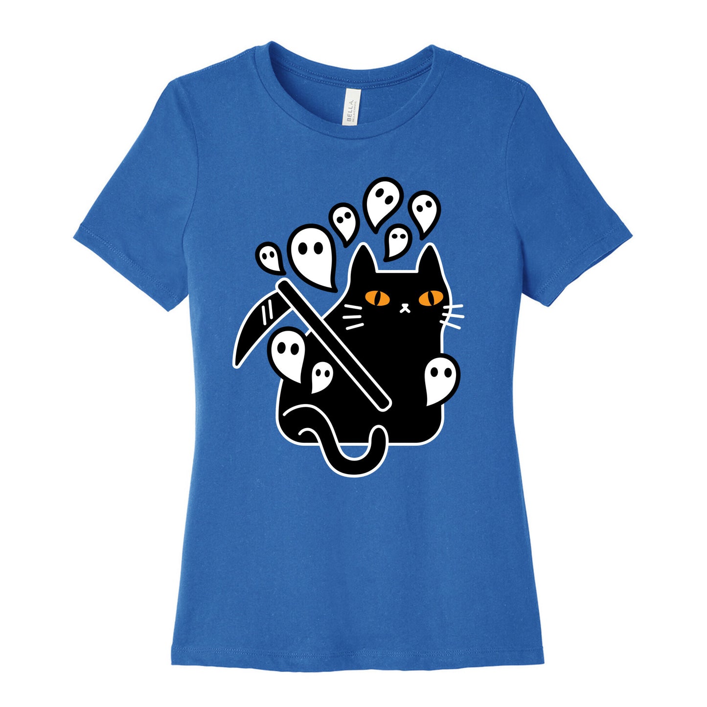 Nine Lives Reaper Cat Women's Cotton Tee