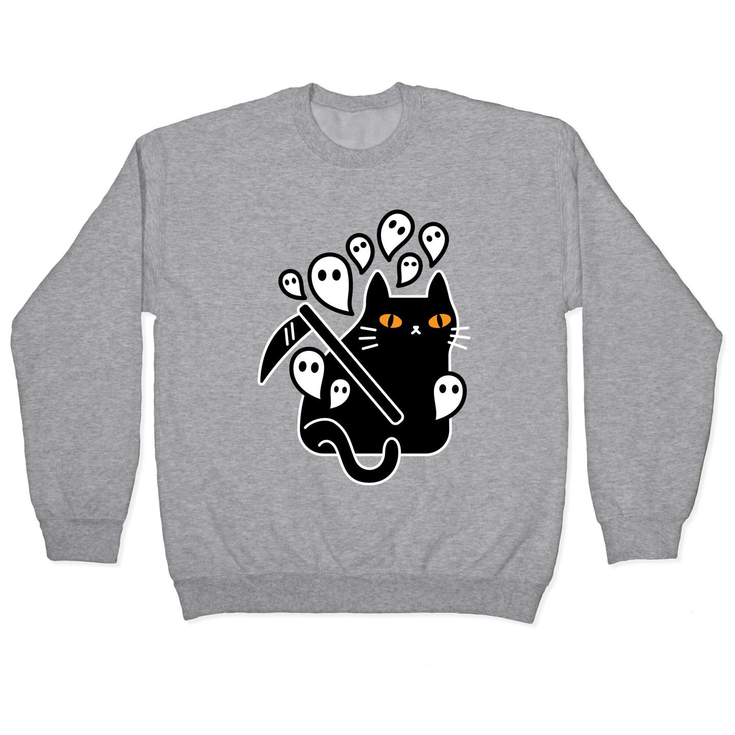 Nine Lives Reaper Cat Crewneck Sweatshirt