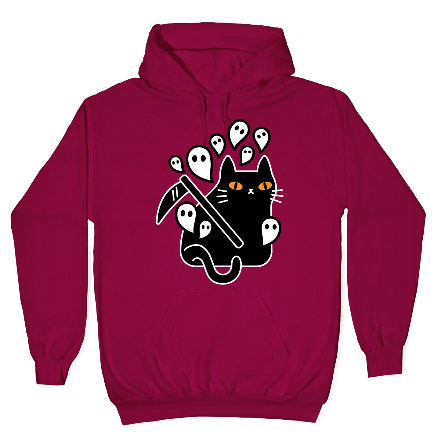 Nine Lives Reaper Cat Hoodie