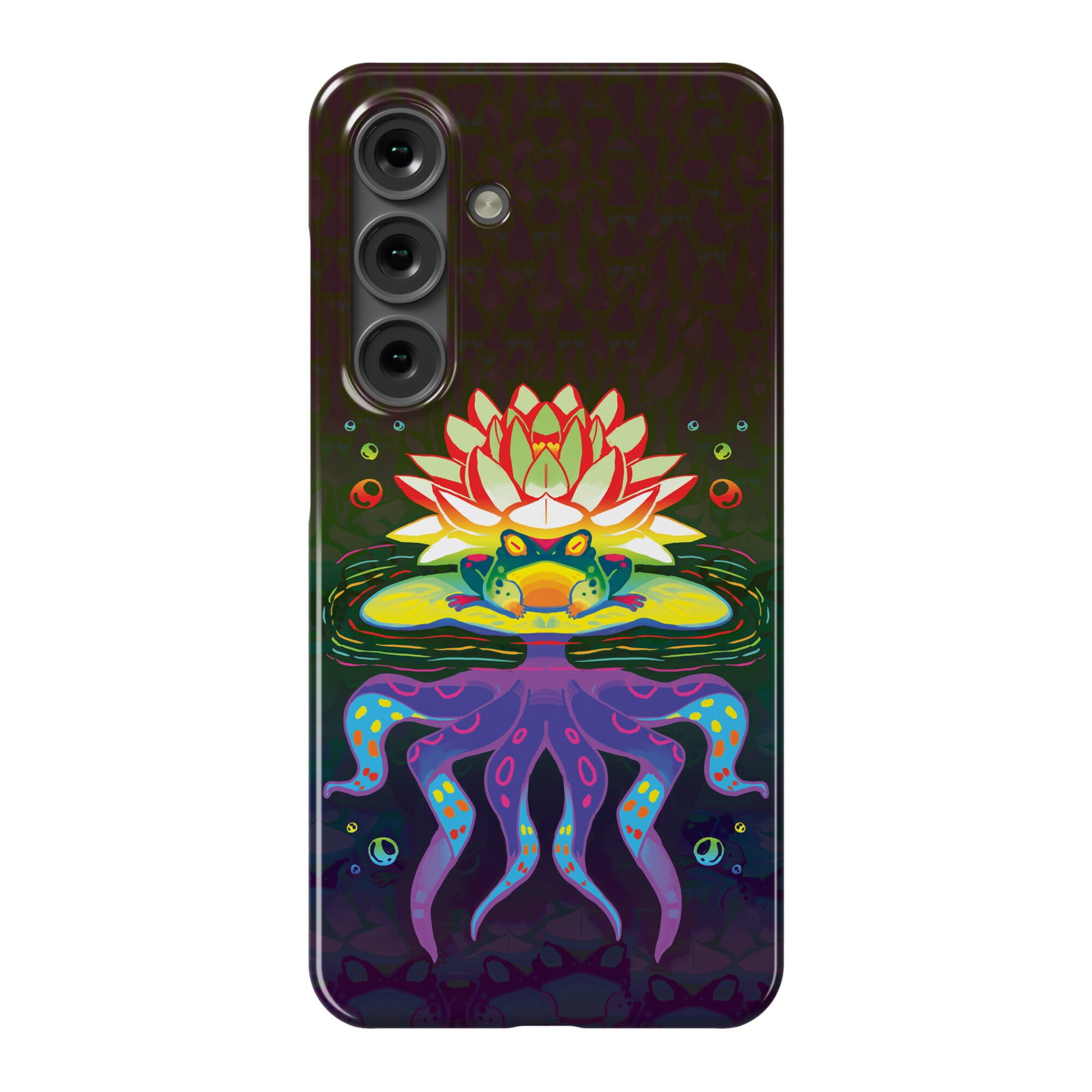 Psychedelic Lily Frog Phone Case