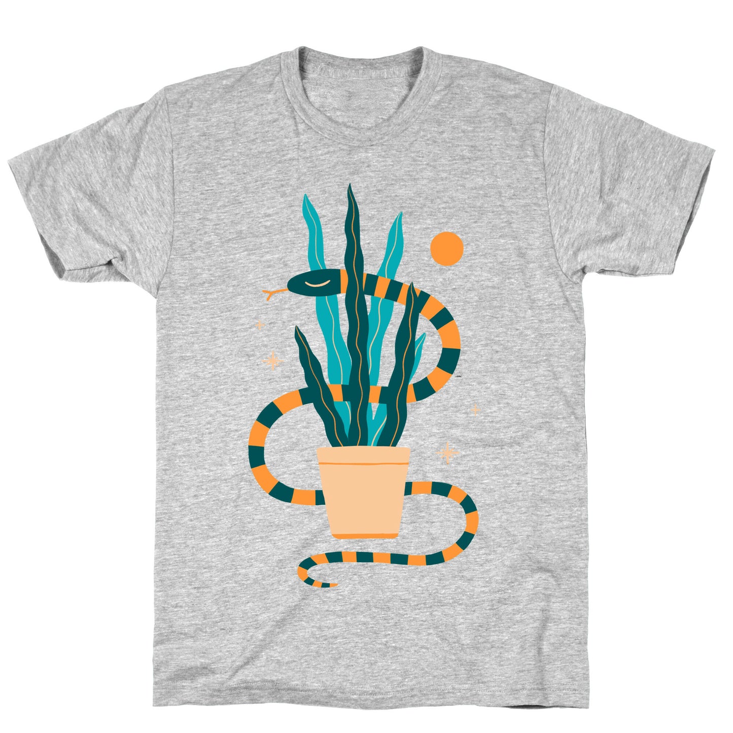 Snake in a Snake Plant T-Shirt