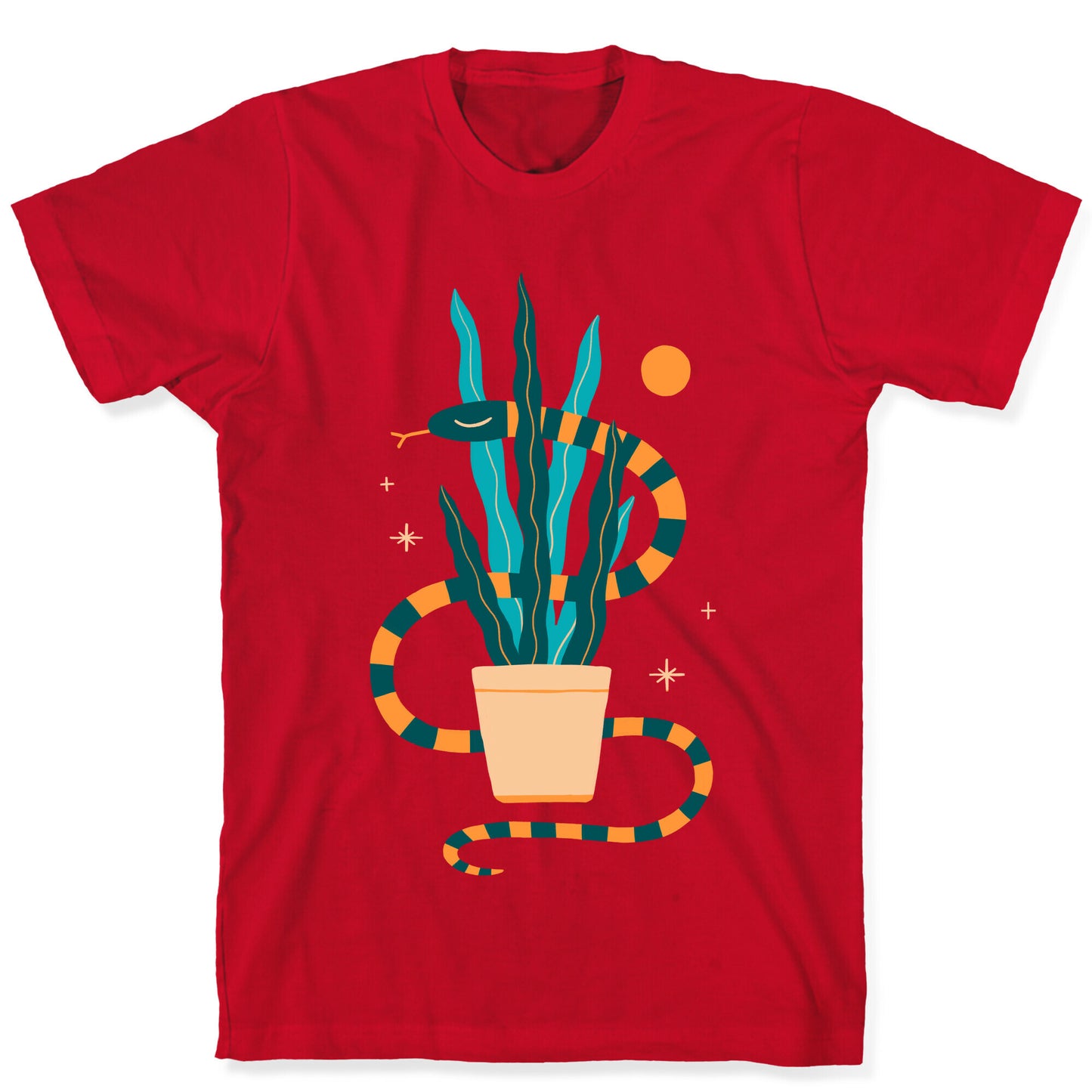 Snake in a Snake Plant T-Shirt