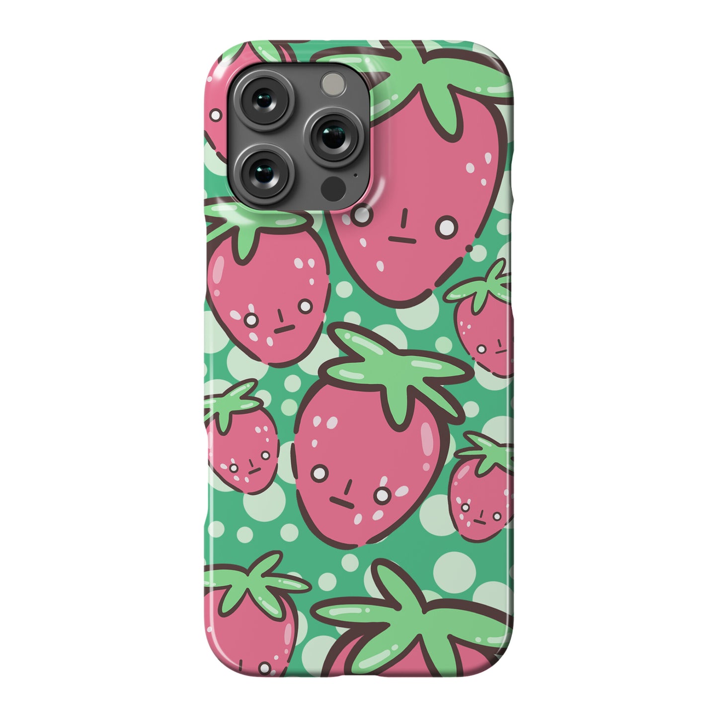 Indifferent Strawberries Phone Case