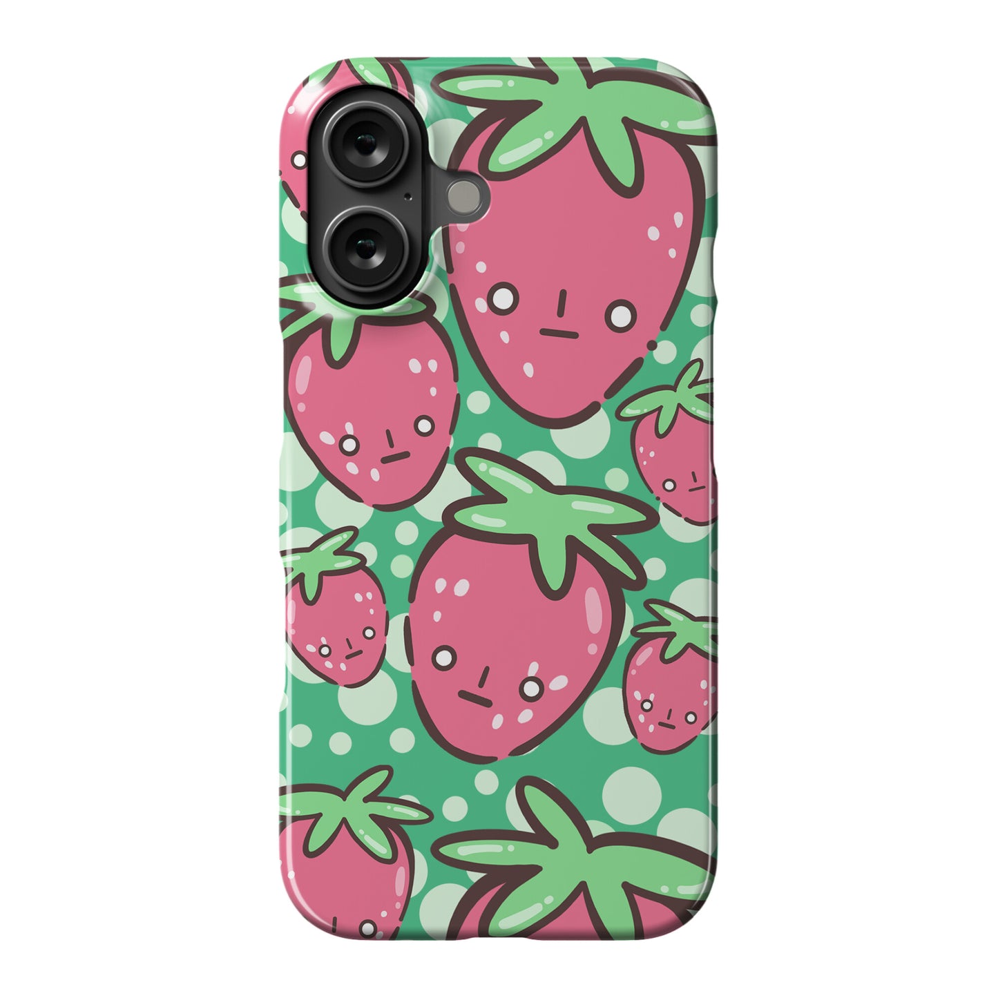Indifferent Strawberries Phone Case