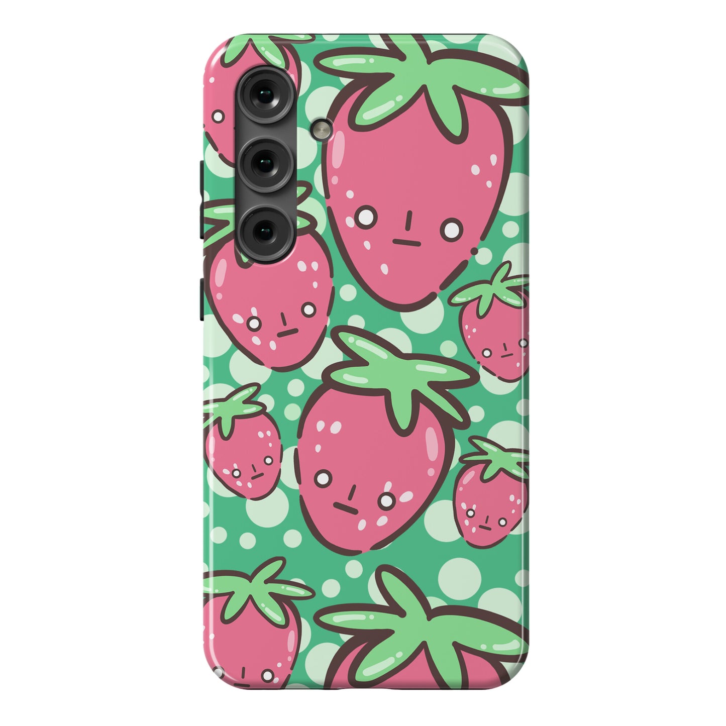 Indifferent Strawberries Phone Case