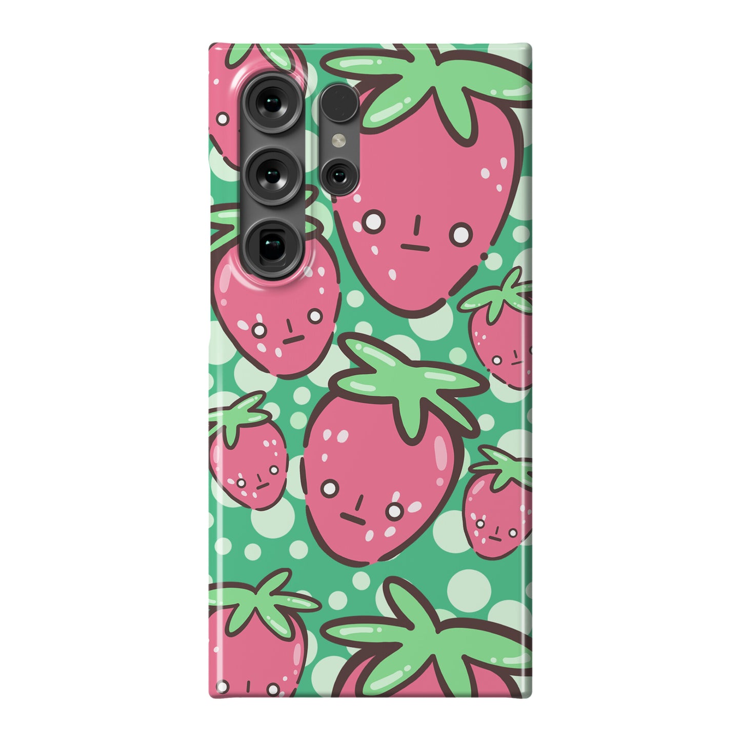 Indifferent Strawberries Phone Case
