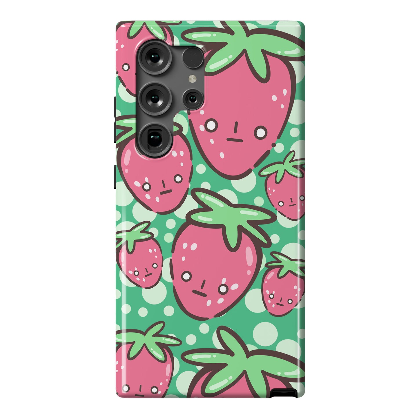 Indifferent Strawberries Phone Case